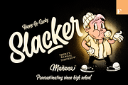 Slacker - a mellow brush script, a Script Font by Fenotype (Thumbnail 1 of 13)