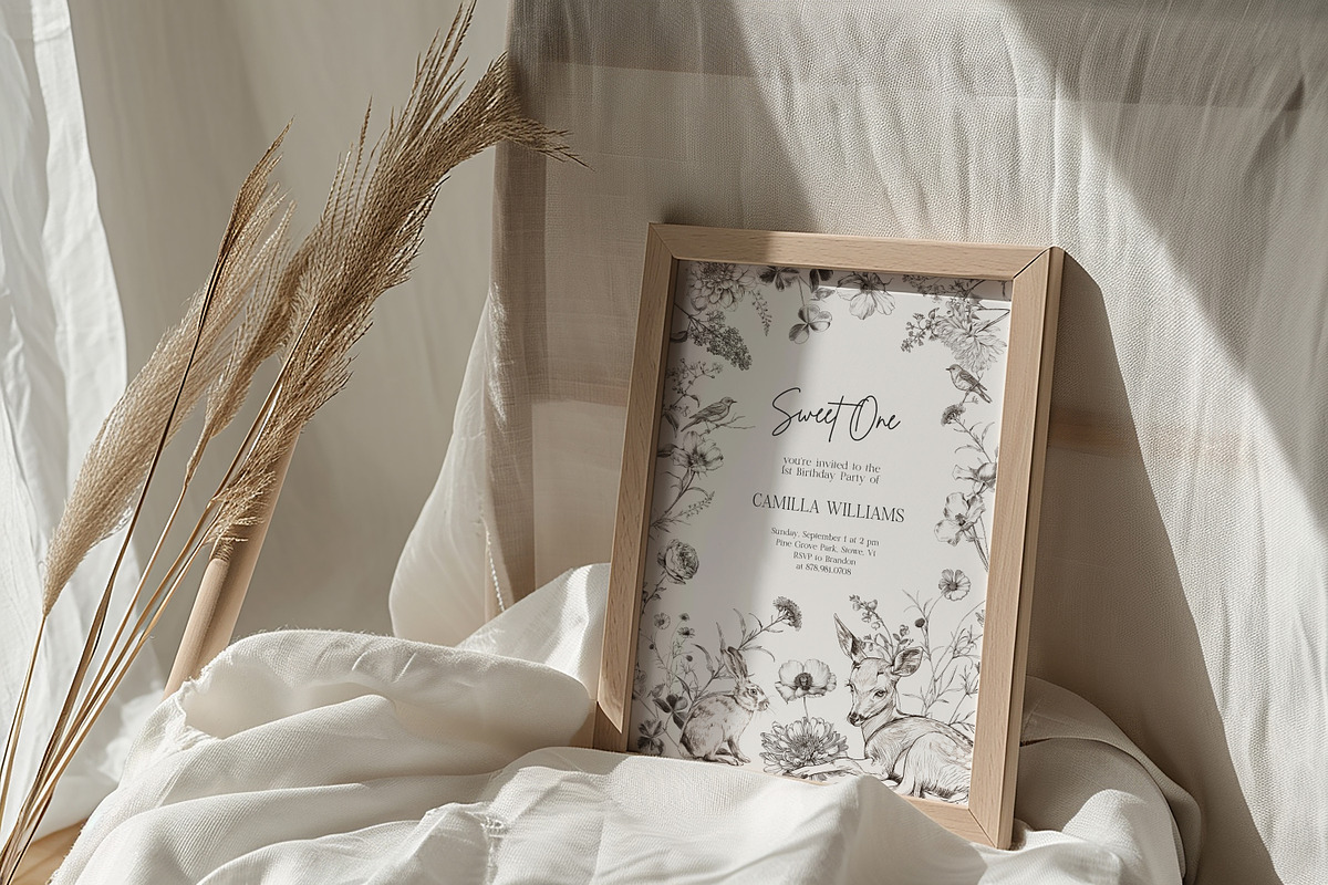 WILD GARDEN Pencil Sketch Clipart, a Decorative Illustration by Muse Artist (Photo 14 of 14)