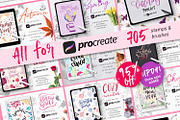 All for Procreate - brush bundle, a Brush Add-On by Gray Cat Graphics (Thumbnail 2 of 34)