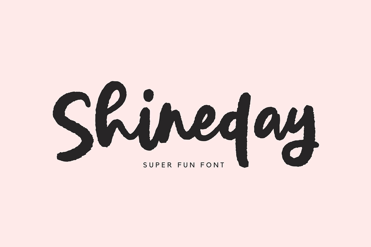 Shineday, a Script Font by etigletters (Photo 1 of 7)