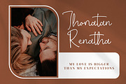 Miquella Sienanta, a Script Font by Integritype Studio (Thumbnail 2 of 15)
