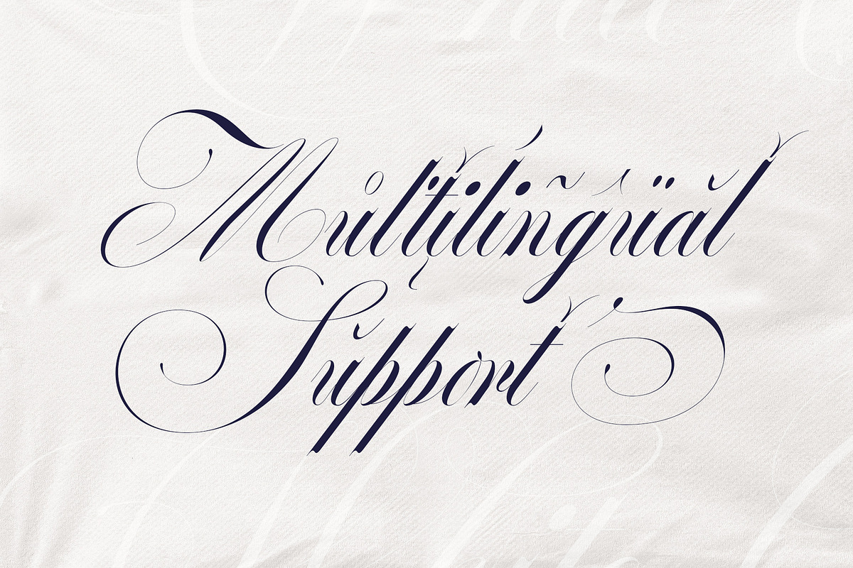 White Cold | Old And Elegant, a Script Font by Alcode (Photo 4 of 14)