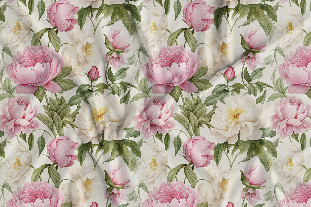 Vintage Botanicals Floral Patterns, a Pattern Graphic by Olya Creative (Photo 11 of 18)