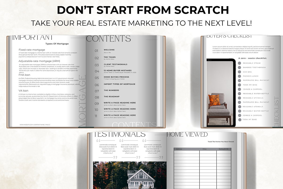 Luxury Buyer Guide Template, a Marketing Template by Digital By Nikoleta (Photo 3 of 11)