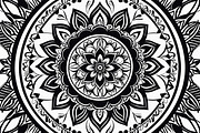 Floral Mandala Vector Bundle, an Illustration by jahid234 (Thumbnail 5 of 7)