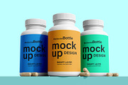 Supplement Bottle Mockup Bundle, a Packaging Mockup by pixelmock (Thumbnail 2 of 35)