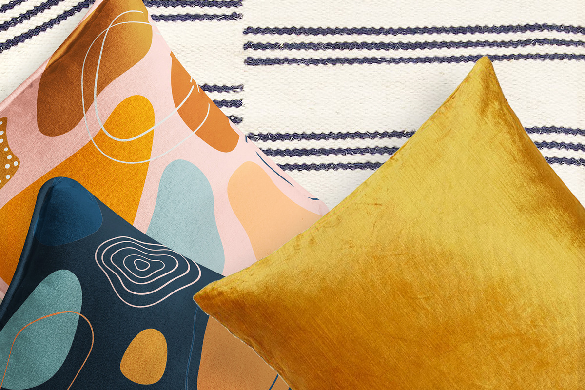 Linen Pillow 15x Mock-ups Set, a Household Mockup by Mocca Mockups Store (Photo 18 of 32)