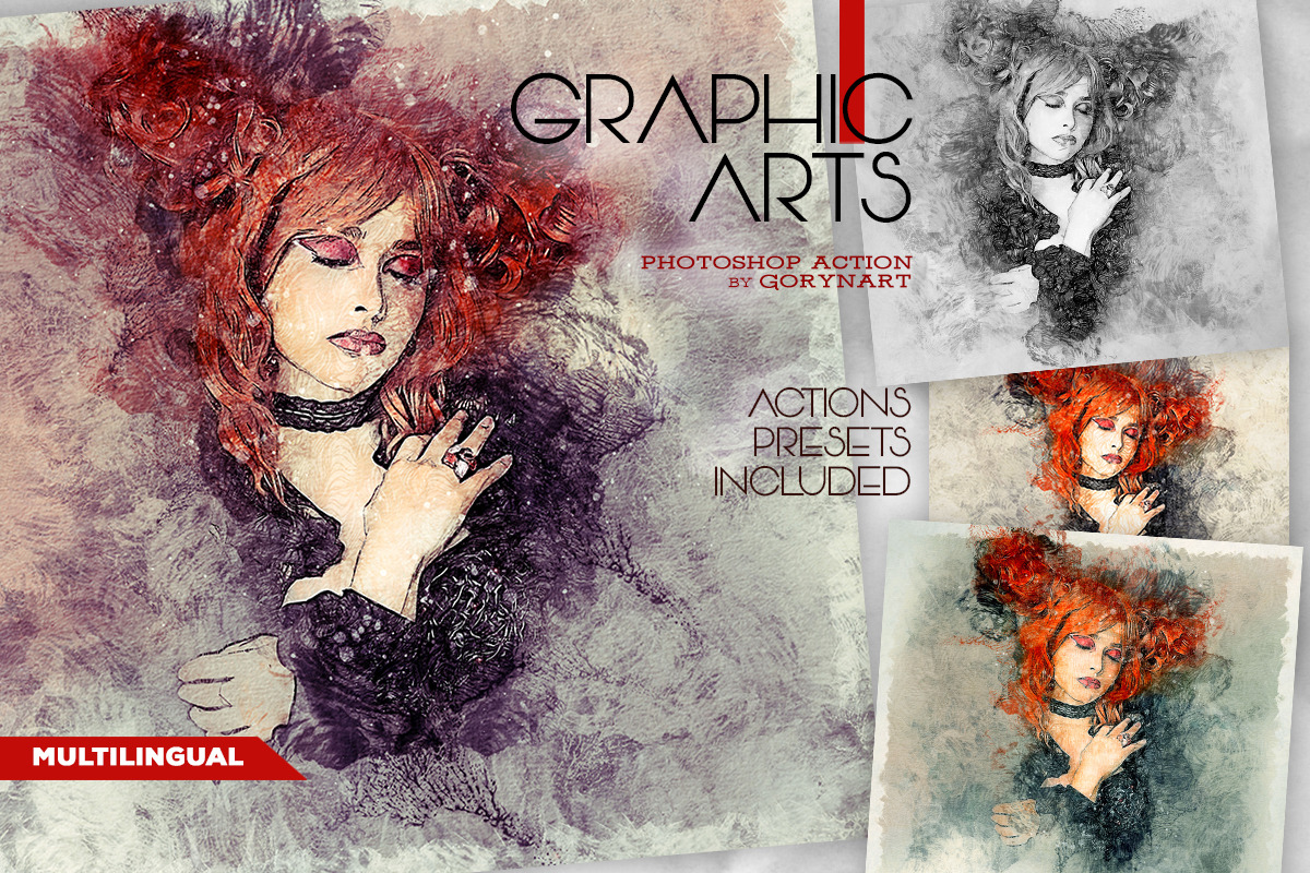 Graphic Arts Photoshop Action, an Action Add-On by GorynArt (Photo 1 of 22)