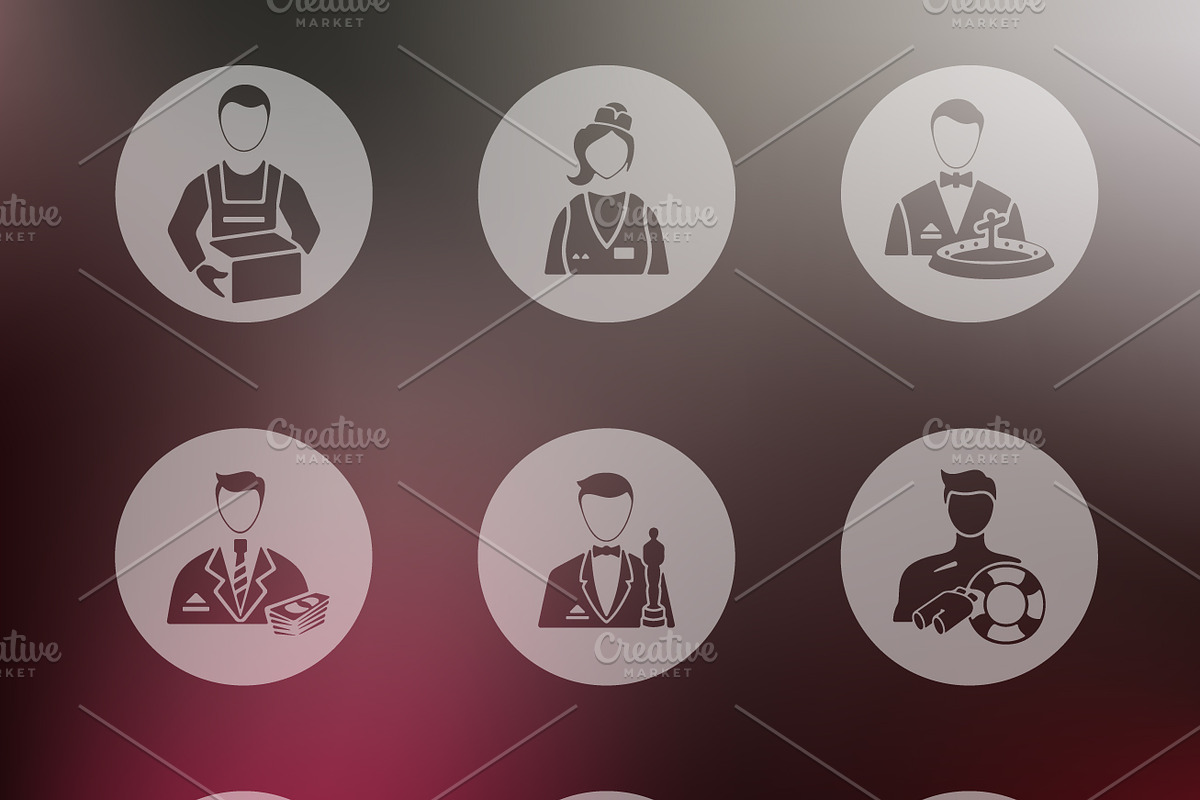 30 PROFESSIONS icons, a Templates & Theme by Palau (Photo 3 of 4)