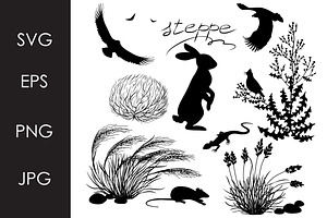 Steppe Plants and Animals