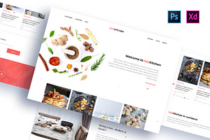 HotKitchen: PSD & XD Templates