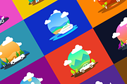 Travel Illustration Set, an Illustration by Amazing Custom Icons (Thumbnail 5 of 7)