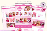 Pink Wix Studio Website Template, a Wix Template by Template Twist Shop (Thumbnail 2 of 9)
