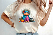 Funny Witch Clipart, a Seasonal Illustration by fashionaddict (Thumbnail 7 of 7)