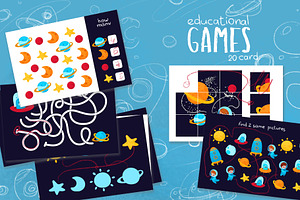 Educational games. Space