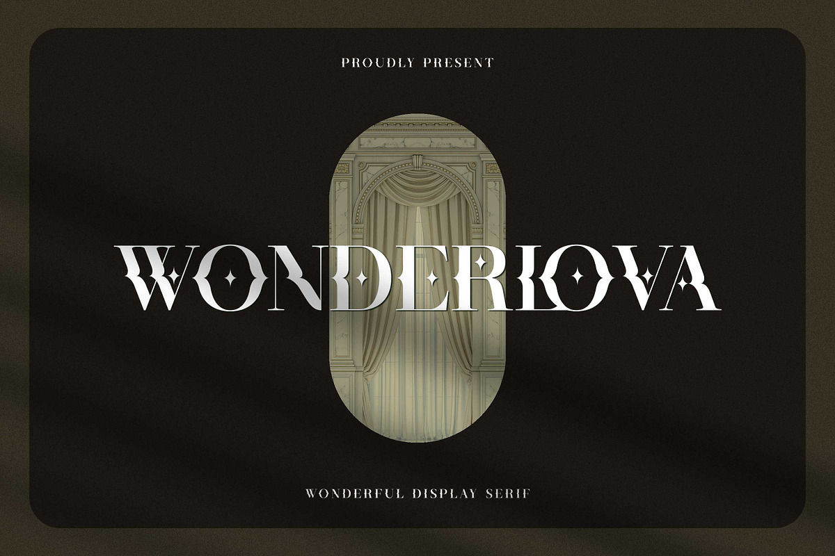 Wonderlova - Wonderful Display Serif, a Serif Font by Mokatype Studio (Photo 1 of 10)