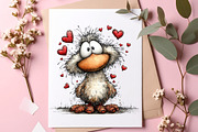Woodland Valentine Portraits Clipart, an Illustration by SinaCreation (Thumbnail 8 of 11)