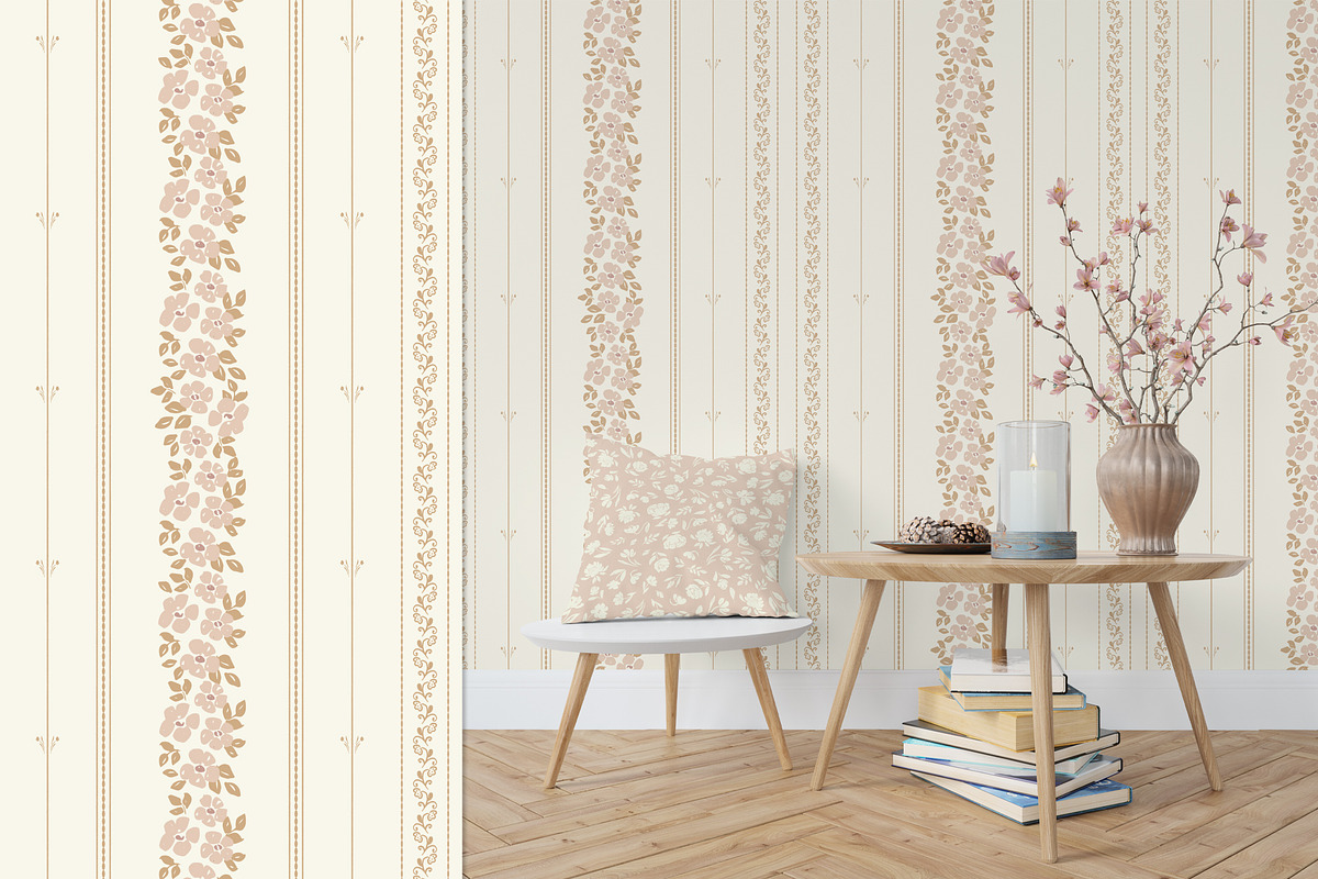 Vintage Pattern, background, frames, a Pattern Graphic by Cozy pattern shop
