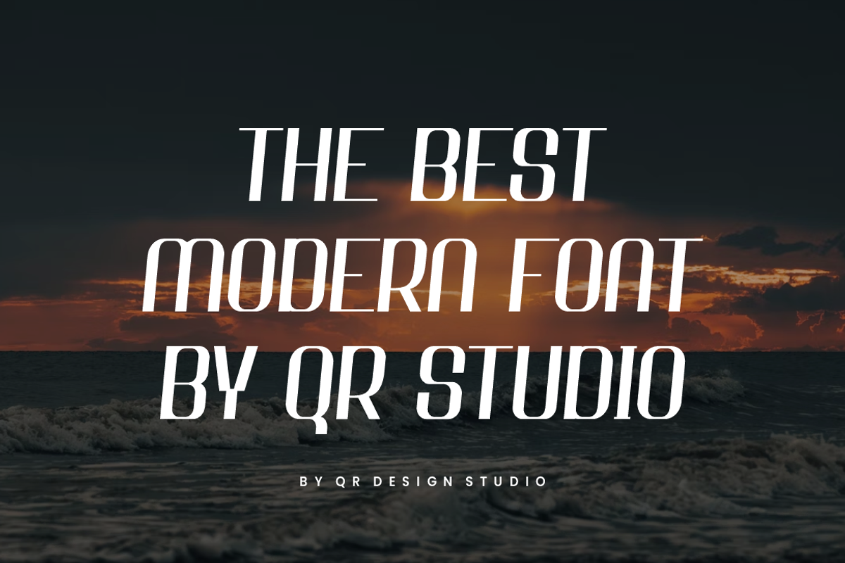 Boruzo Restro - Space & Modern Font, a Sans Serif Font by QR Design Studio (Photo 3 of 6)