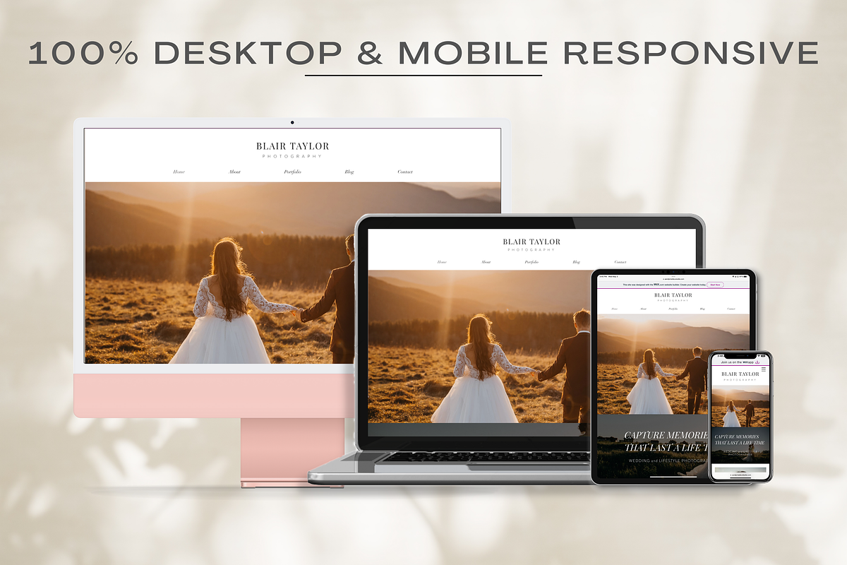 Wix Website Design for Photography, a Websites & App Template by Cosmic Design (Photo 8 of 9)