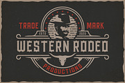 Westerion a Vintage Display Font, a Blackletter Font by Blankids Studio (Thumbnail 2 of 6)