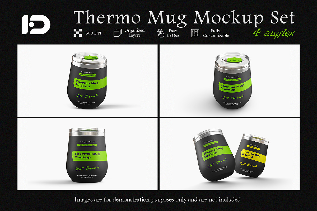 Thermo Mug Mockup Set, a Cups & Container Mockup by ForgeDesign (Photo 1 of 7)