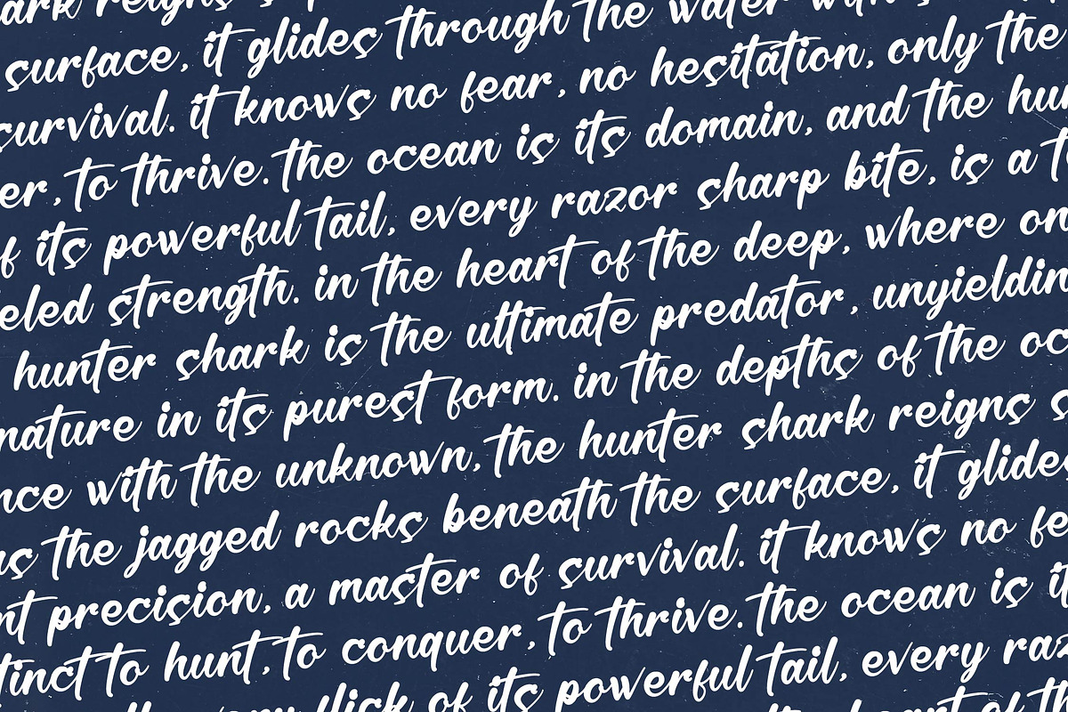Hunter Shark Bold Calligraphy Font, a Script Font by stylishtype.co (Photo 15 of 20)