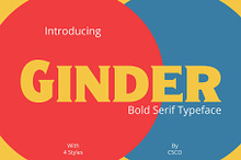Ginder – Bold Serif