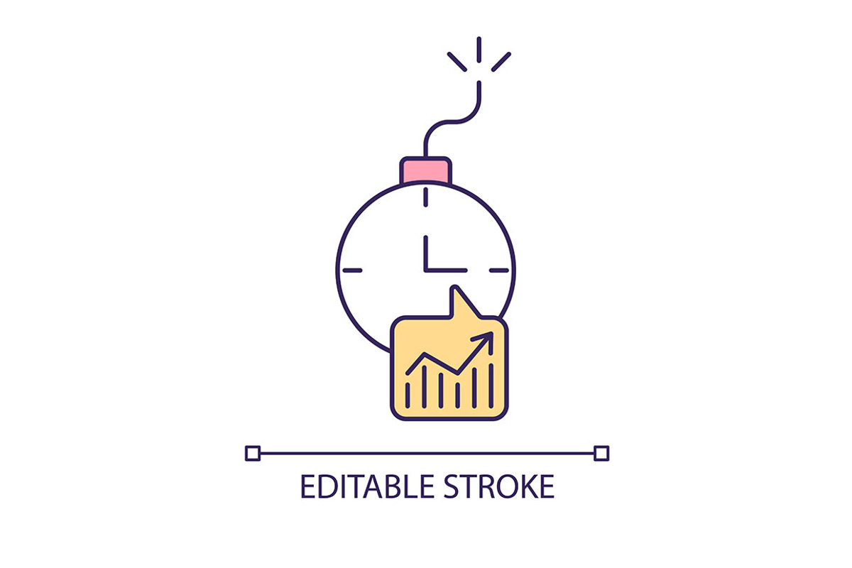 Short term financial offer RGB color, an Icon by IMG Visuals