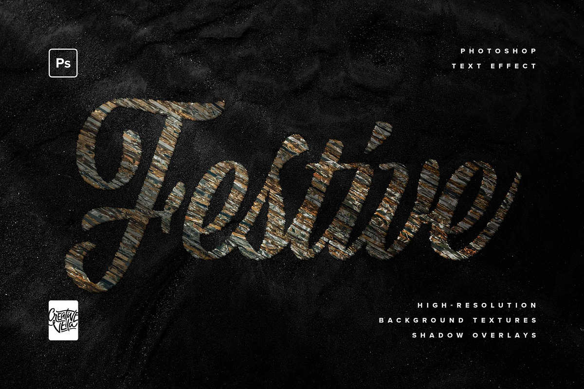 Glitter Photoshop Text Effects Pack, a Layer Style Add-On by veila.me (Photo 7 of 8)