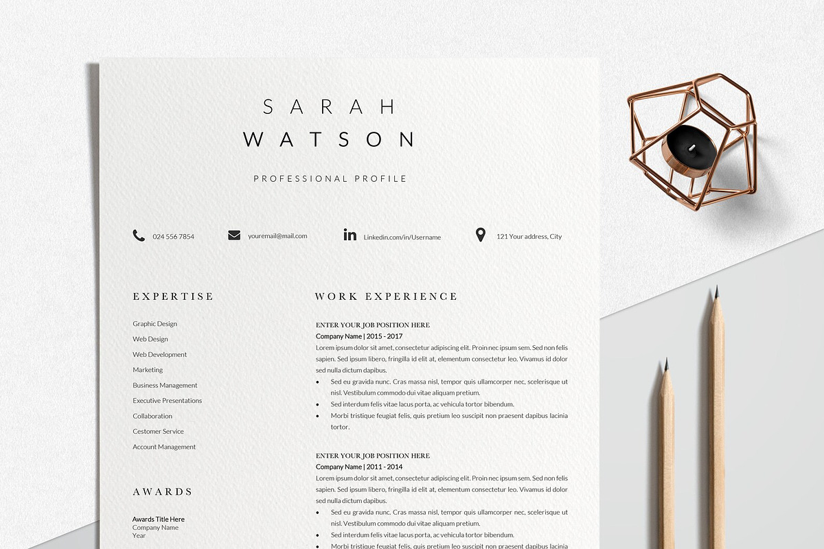 Creative Resume Design Professional, a Resume Template by LucaTheme (Photo 2 of 10)