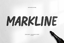 Markline | Organic Marker Font