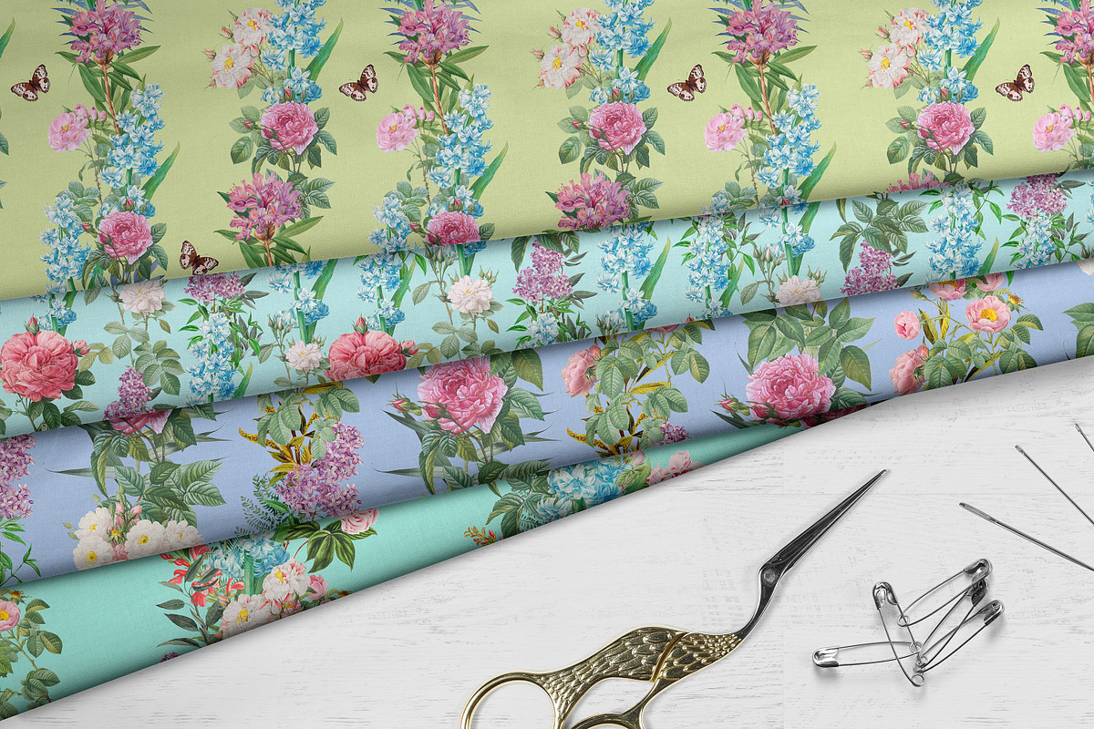 Vintage pink Digital Paper, a Pattern Graphic by NastiaDesignsPrints (Photo 4 of 10)