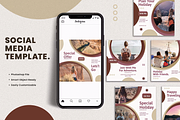 Travel Social Media Template, a Social Media Template by Xtrahive (Thumbnail 1 of 4)