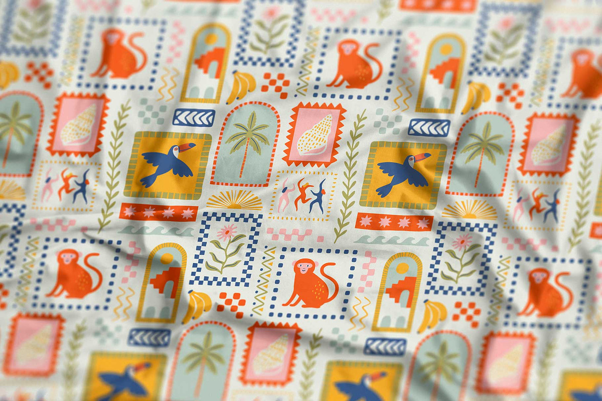 Tropical Treasure: Patterns & more, a Pattern Graphic by Dedraw Studio (Photo 7 of 21)