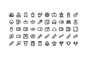 50 Cheese Icons, an Outline Icon by Side Project (Thumbnail 2 of 8)