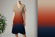 Gradient Classic Navy and Beige, a Background Graphic by Sharon Schwalbe (Thumbnail 1 of 6)
