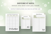 Minimalistic Wedding Planner, a Print Template by Snapybiz (Thumbnail 8 of 10)