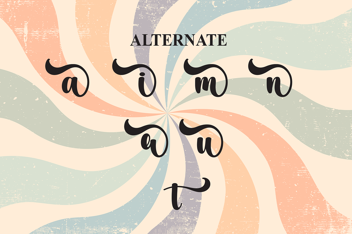 Summer Retro | Script Font, a Handwritten Font by Scratchones (Photo 8 of 9)