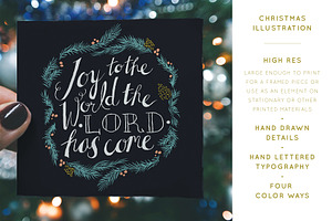 Joy to the World Wreath