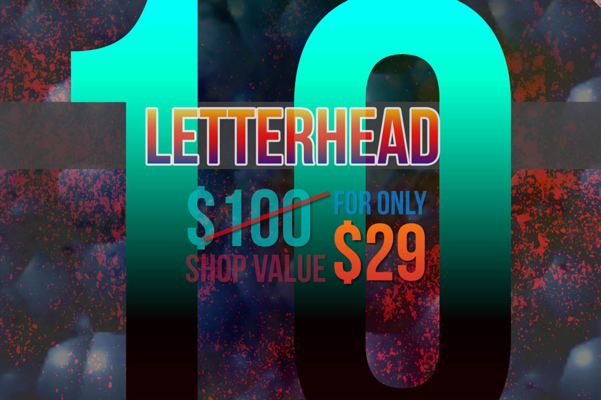 10 Letterheads (Bundle) Only $29, a Stationery Template by DesignGhar (Photo 1 of 11)