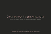Coax, A Cool Sans Serif Display Font, a Sans Serif Font by Up Up Creative (Thumbnail 10 of 10)