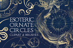 Magic Circles PS Brush & Clipart Set