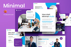 Minimal – Business PowerPoint Templa, a Presentation Template by Dens Creative Studio