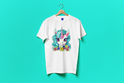 Cute Unicorn Cartoon Character, a Decorative Illustration by Ghagra (Thumbnail 5 of 5)