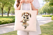 Whimsical Animals Ice Cream Clipart, an Illustration by Digital Artistic99 (Thumbnail 9 of 11)