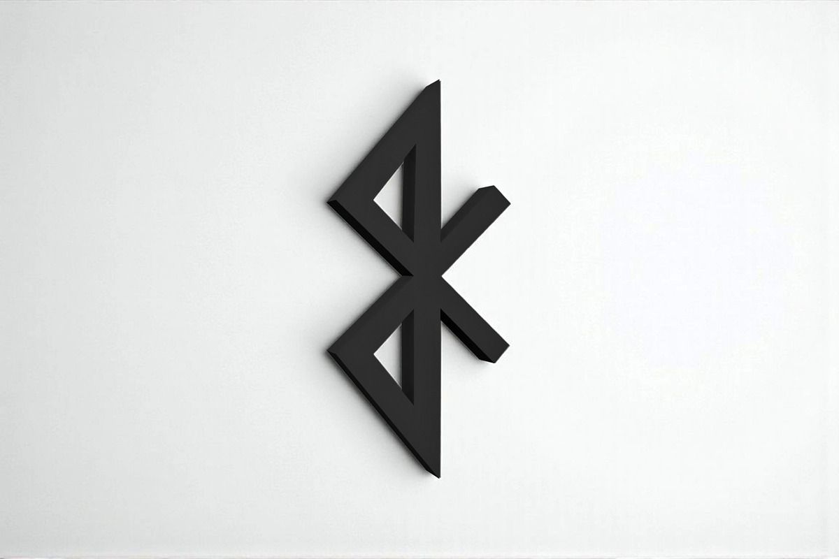 Bluetooth icon - 3d papercraft, a Print Template by PAPER amaze (Photo 3 of 3)