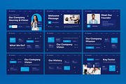 Blue Company Profile PPT, a Presentation Template by graphicook (Thumbnail 4 of 8)