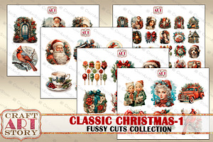 Classic Christmas Fussy Cuts-1