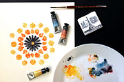 Watercolor Floral Mandalas - DIY Set, an Illustration by amyxbao (Thumbnail 6 of 6)